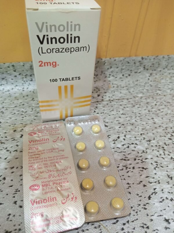 Vinolin Lorazepam 2mg Tablets