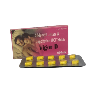 Vigor D Sildenafil & Dapoxetine Tablets