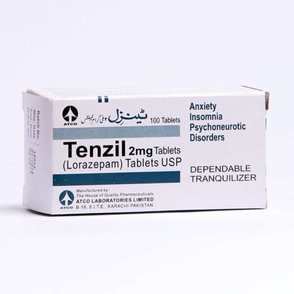 Tenzil Lorazepam 2mg Tablets