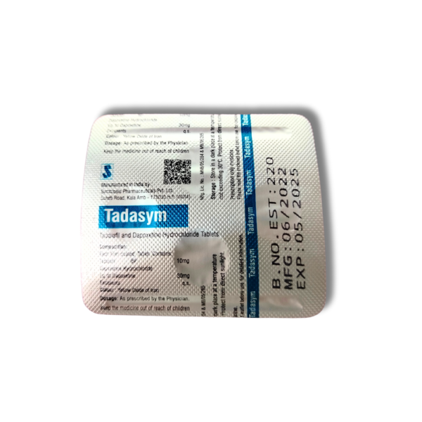 Tadalafil And Dapoxetine Hydrochloride Tablet